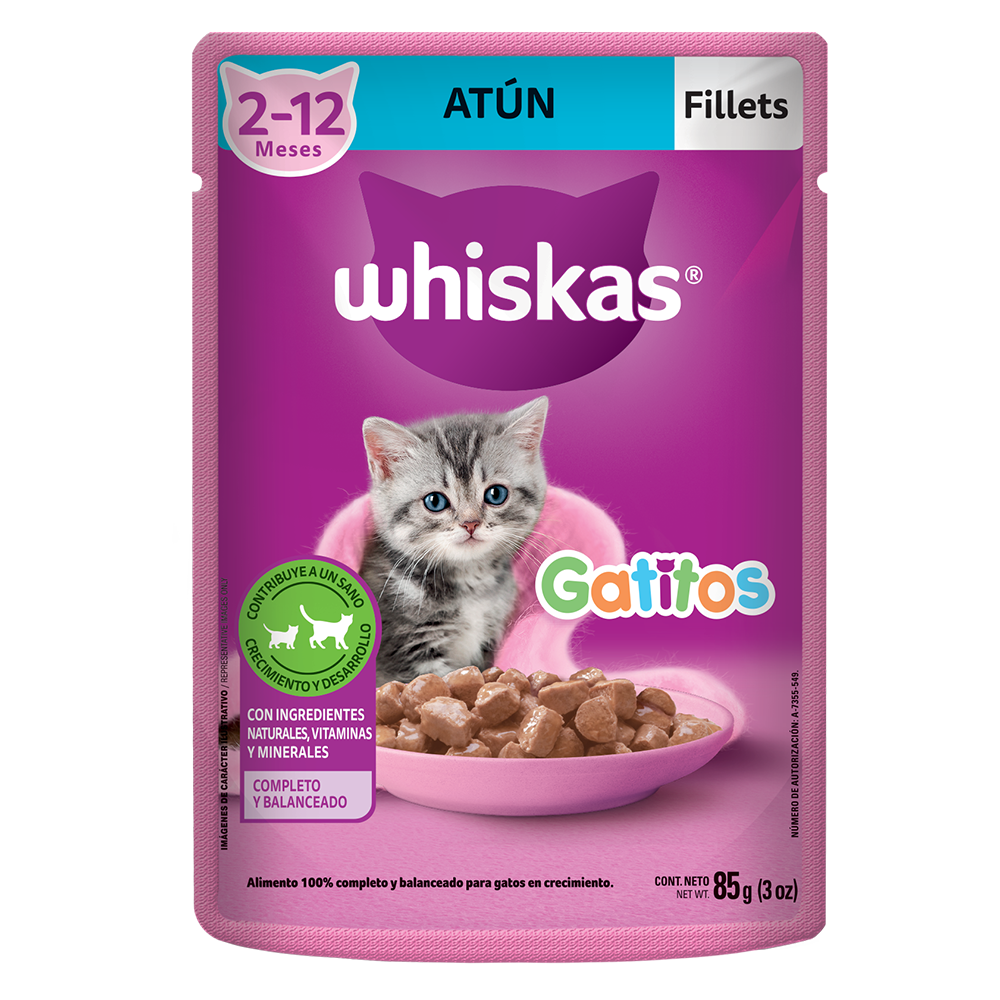 Whiskas® alimento para gatos Alimento para gatitos y gatos con todos