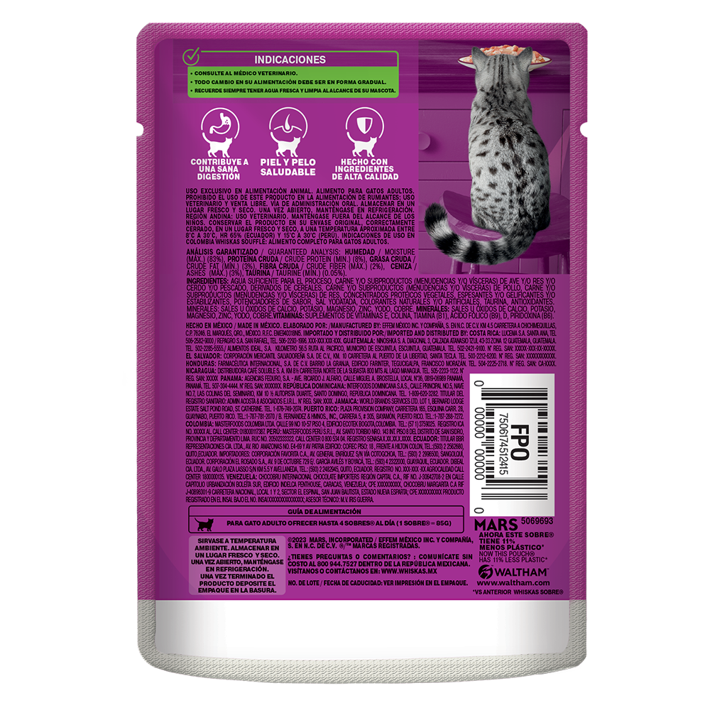 Whiskas Alimento Húmedo para Gatos Parrillada Mixta - 2