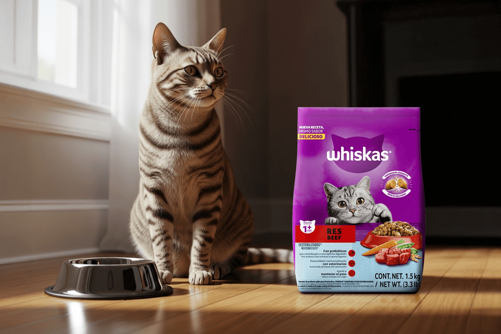 Croquetas para gatos esterilizados