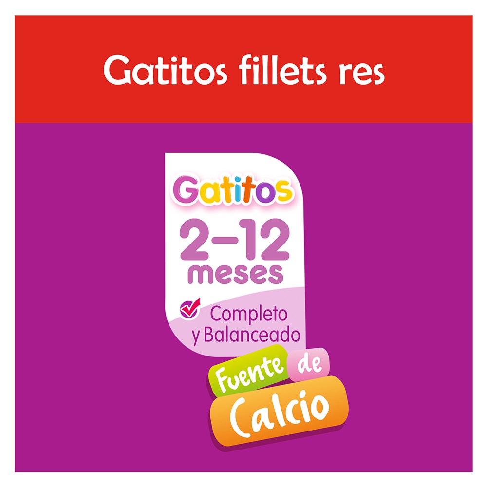 Whiskas® Alimento Húmedo para Gatitos Res en Fillets - 3