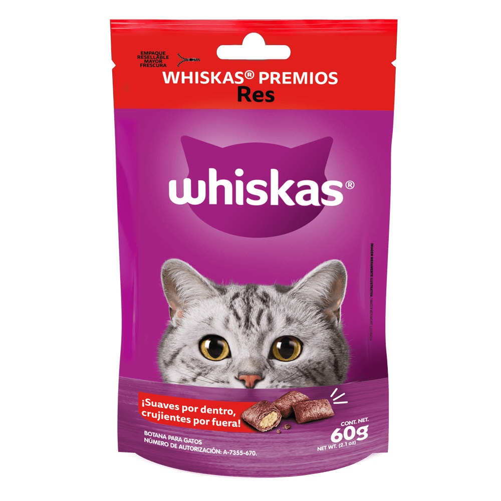 Whiskas® Premios para Gatos Res - 1