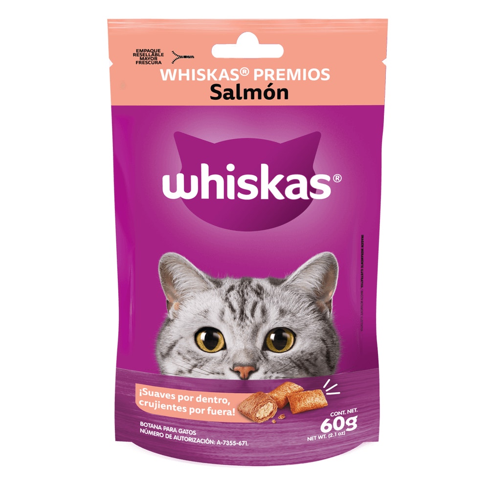 Whiskas® Premios para Gatos Salmón - 1