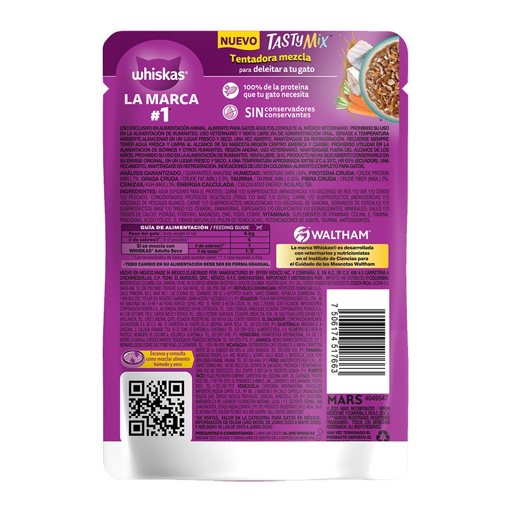 WHISKAS® Tasty Mix™ Pescado y Sardina - 2