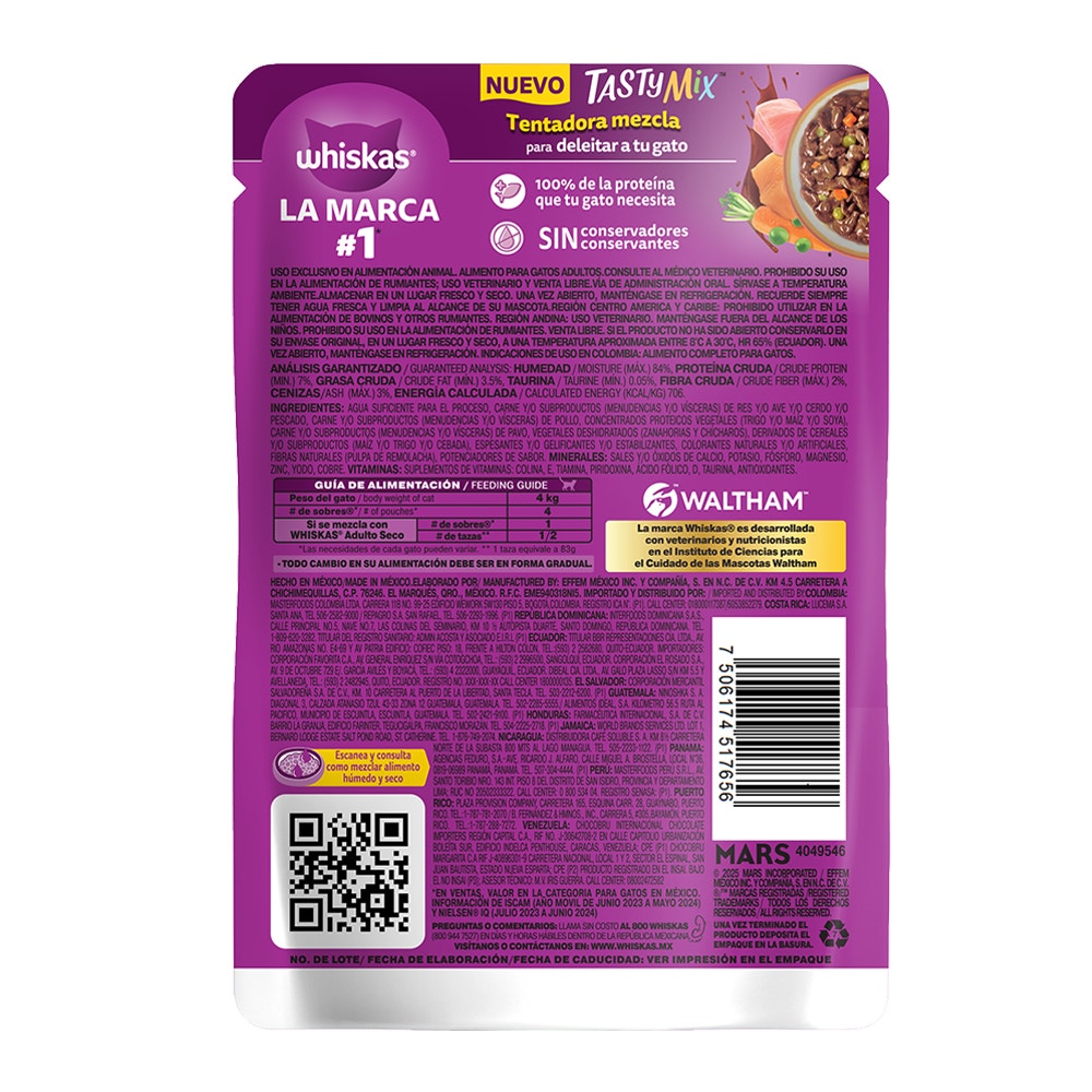 WHISKAS® Tasty Mix™ Pavo y Pollo - 2
