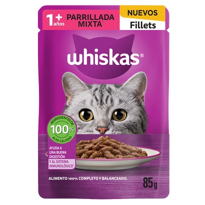 WHISKAS® Fillets Parrillada Mixta 85g