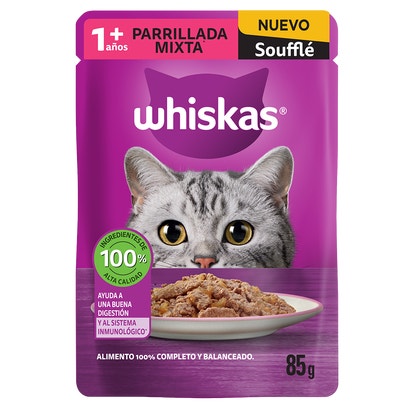 WHISKAS® Soufflé Parrillada Mixta