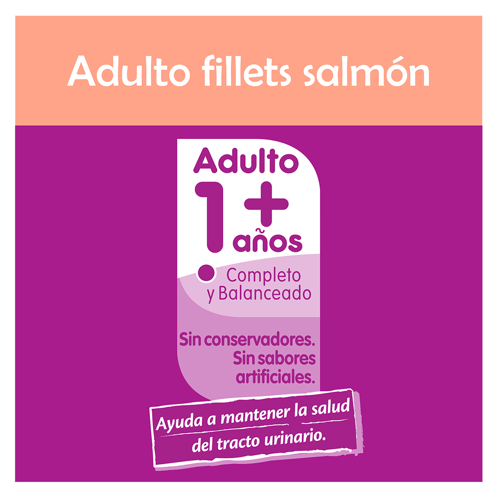 Whiskas® Alimento Húmedo para Gatos Salmón en Soufflé - 3