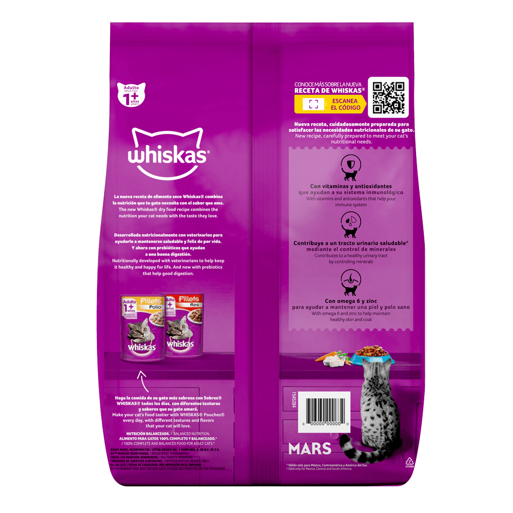 Whiskas® Alimento Seco para Gatos Pescado  - 2